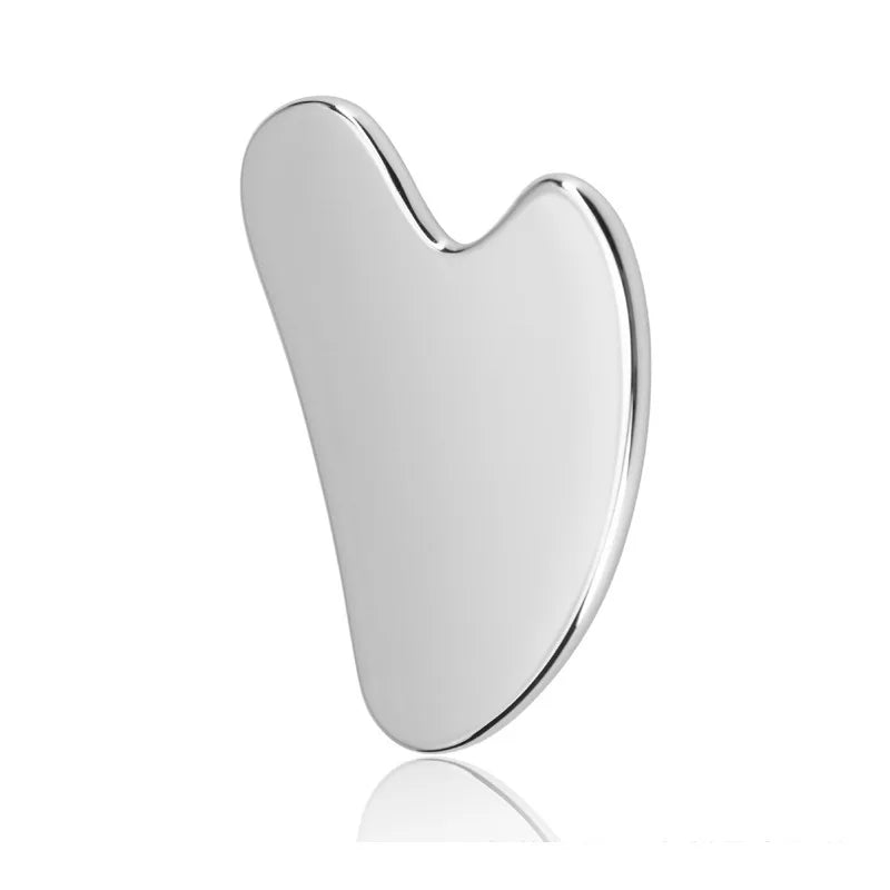Stainless Steel Gua Sha Scraper – Face & Body Massager