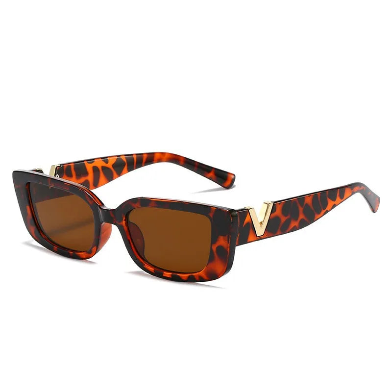 Retro Rectangle Sunglasses – UV400 Protection, Unisex Fashion Design