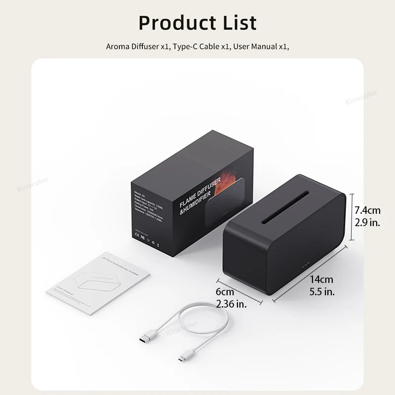 EaseFlame⢠LED Flame Diffuser