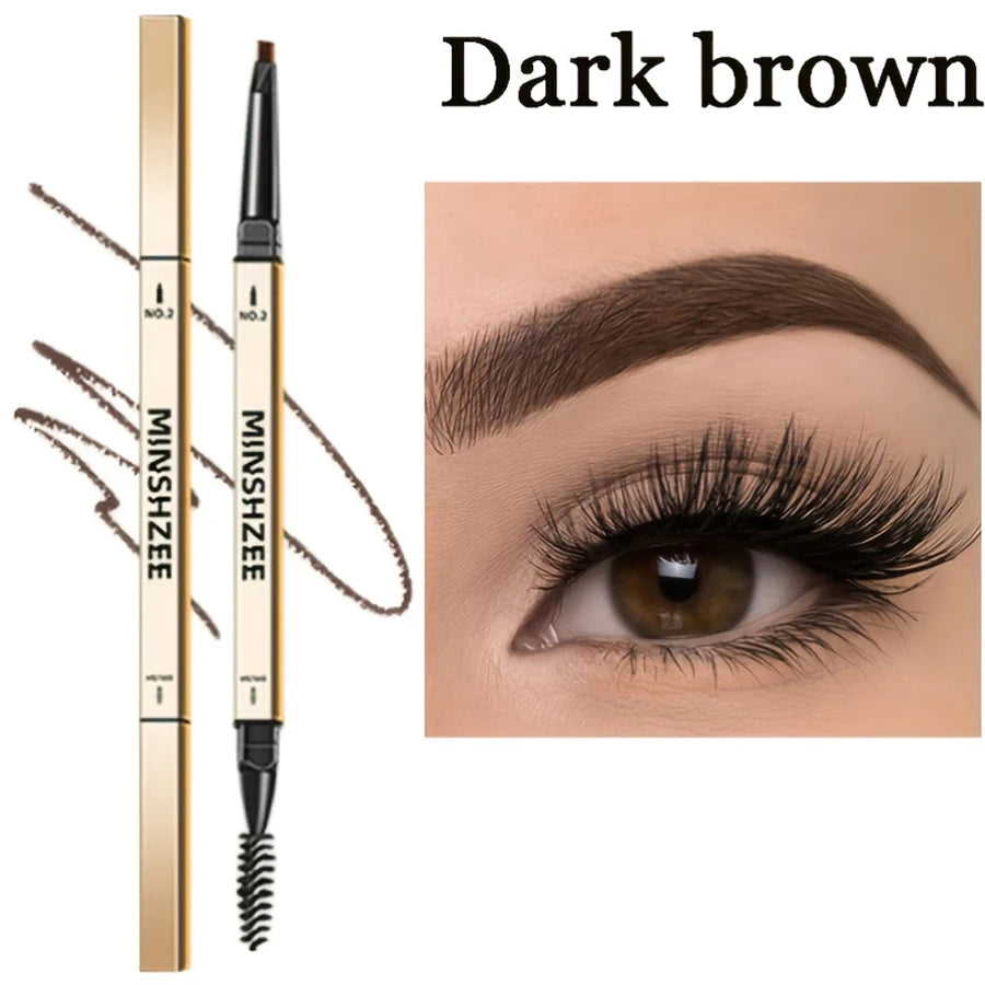 Double-Headed Eyebrow Pencil – Ultra-Fine, Waterproof & Long-Lasting