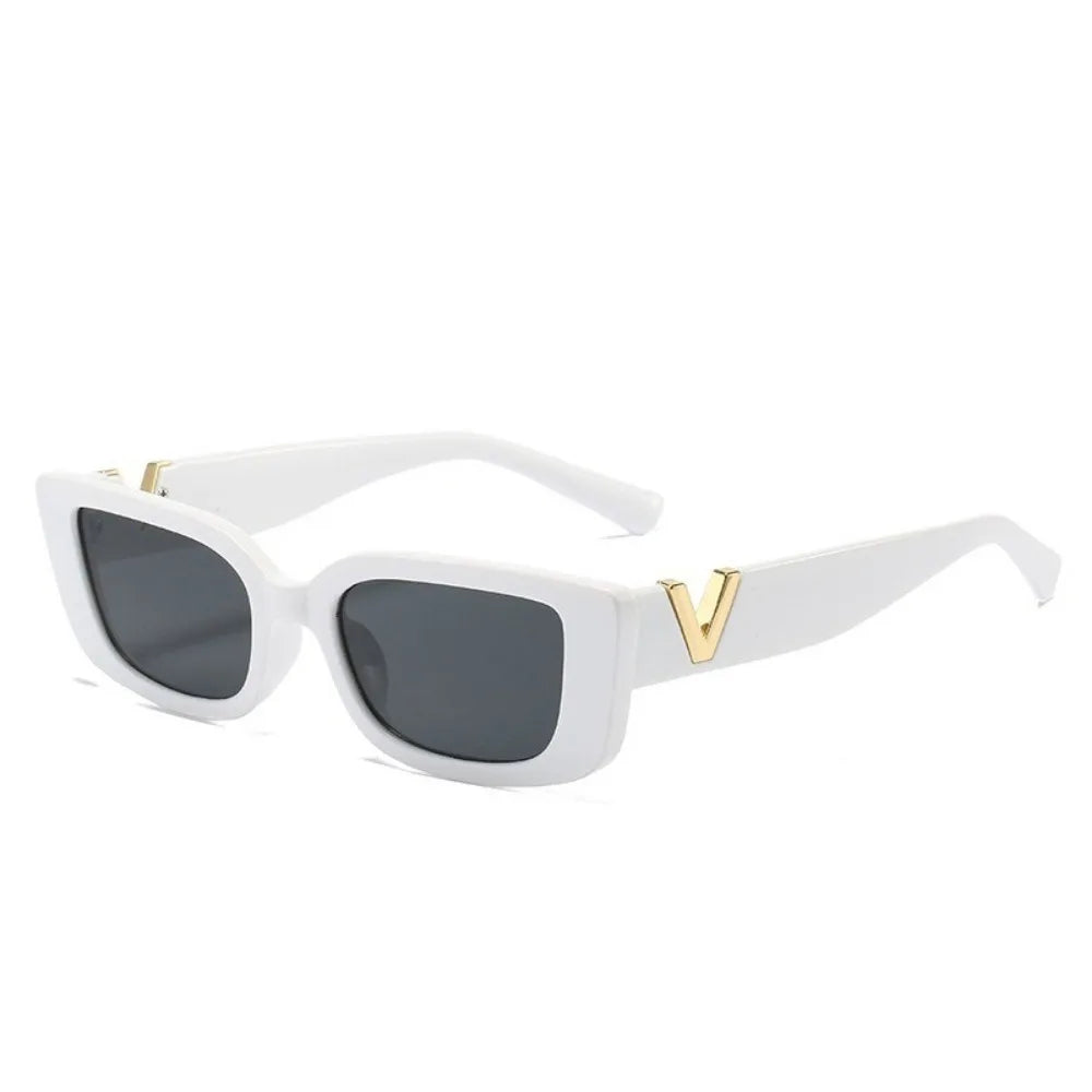 Retro Rectangle Sunglasses – UV400 Protection, Unisex Fashion Design