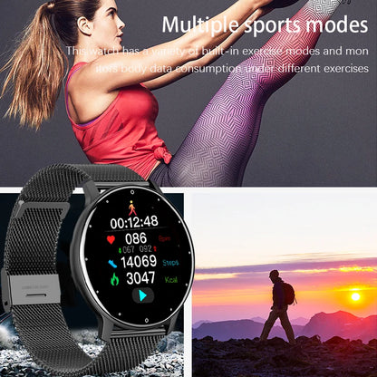Lige Smartwatch for Women – Full Touch Screen, IP67 Waterproof, Fitness & Sports Tracker