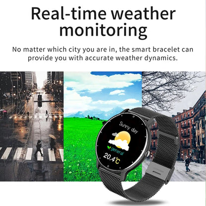 Lige Smartwatch for Women – Full Touch Screen, IP67 Waterproof, Fitness & Sports Tracker