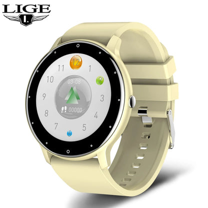 Lige Smartwatch for Women – Full Touch Screen, IP67 Waterproof, Fitness & Sports Tracker