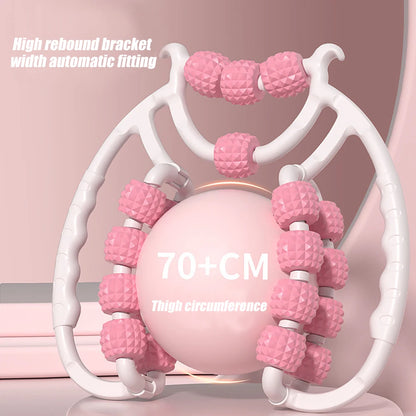 20-Wheel Leg Clamp Massager – Anti-Cellulite & Slimming