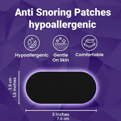 30Pcs Anti-Snoring Mouth Tape – Skin-Friendly, Breathable Cotton for Restful Sleep