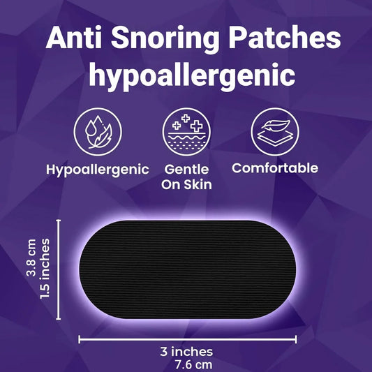 30Pcs Anti-Snoring Mouth Tape – Skin-Friendly, Breathable Cotton for Restful Sleep