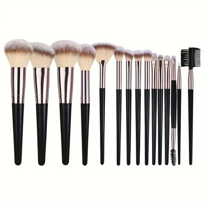 3-20PCS Makeup Brush Set - Soft & Fluffy for Eyeshadow, Foundation, Blush & Concealer