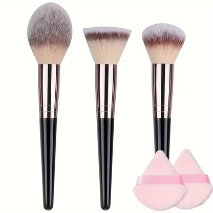 3-20PCS Makeup Brush Set - Soft & Fluffy for Eyeshadow, Foundation, Blush & Concealer