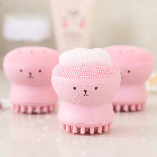 Mini Silicone Face Cleansing Brush – Deep Pore Exfoliator