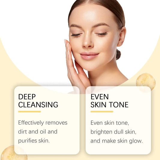 Vitamin C & Turmeric Exfoliating Facial Mask - Deep Cleaning & Pore Improvement