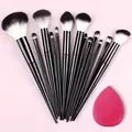 13-Piece Makeup Brush Set - Soft & Fluffy for Foundation, Eyeshadow, Blush & Powder