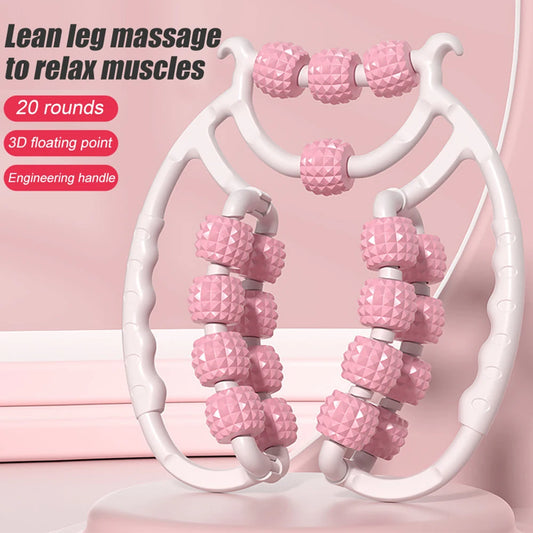 20-Wheel Leg Clamp Massager – Anti-Cellulite & Slimming