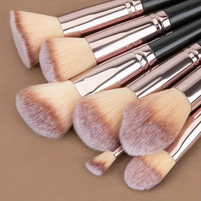 3-20PCS Makeup Brush Set - Soft & Fluffy for Eyeshadow, Foundation, Blush & Concealer