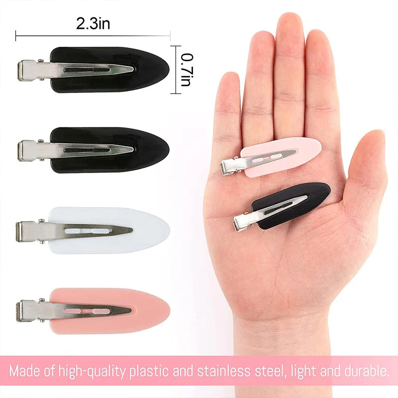10Pcs No-Crease Hair Clips - Styling Barrettes for Women & Girls
