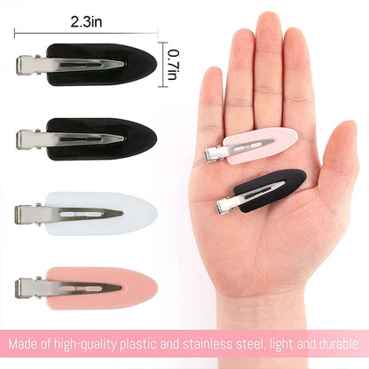 10Pcs No-Crease Hair Clips - Styling Barrettes for Women & Girls