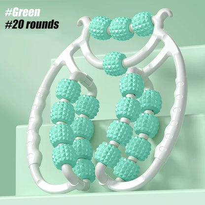 20-Wheel Leg Clamp Massager – Anti-Cellulite & Slimming