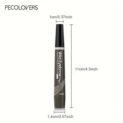 6 Colors Waterproof 4-Tip Eyebrow Pen – Long-Lasting Liquid Eyebrow Tattoo Pencil