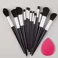 13-Piece Makeup Brush Set - Soft & Fluffy for Foundation, Eyeshadow, Blush & Powder