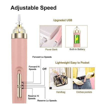 5-in-1 Nail Drill Machine – Portable Gel Remover with Light