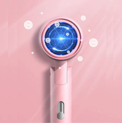 Mini Folding Hair Dryer 750W – Portable & Lightweight with Carrying Bag for Travel & Home Use
