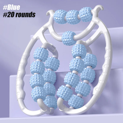 20-Wheel Leg Clamp Massager – Anti-Cellulite & Slimming