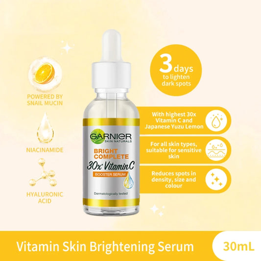 30ml Garnier Whitening Essence – Anti-Acne, Pore-Shrinking & Moisturizing Serum