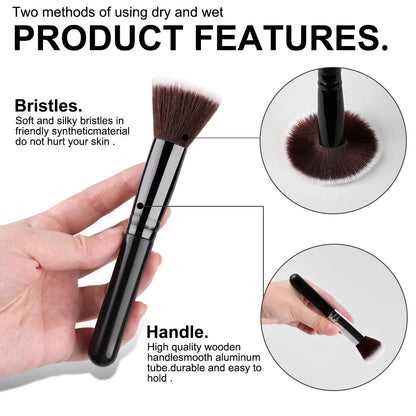 14-Piece Makeup Brush Set - Soft & Fluffy for Foundation, Blush, Powder & Eyeshadow