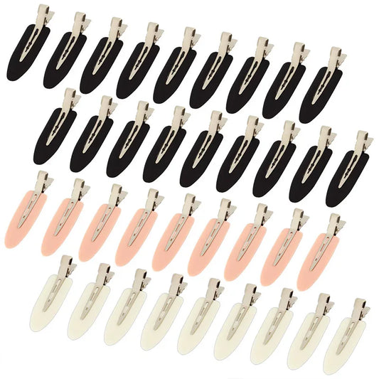 10Pcs No-Crease Hair Clips - Styling Barrettes for Women & Girls