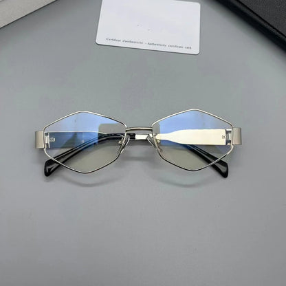 Vintage Polygon Sunglasses – UV400 Protection