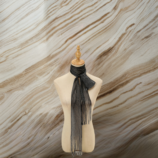 Shiny Lace Tassel Necklace – Party & Evening Dress Accessory
